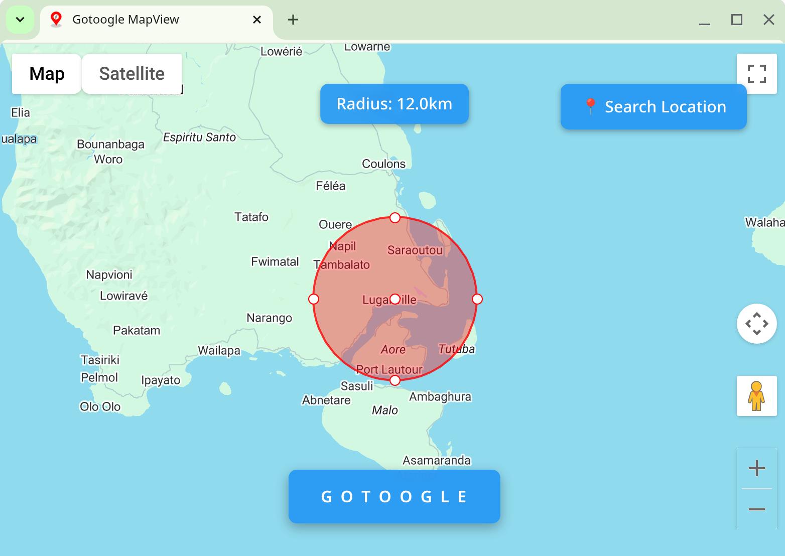 Illustration of map-led travel discovery